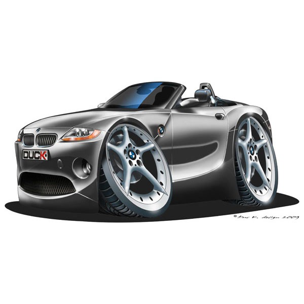 BMW Z4 - Vinyl Wall Art Sticker - Black