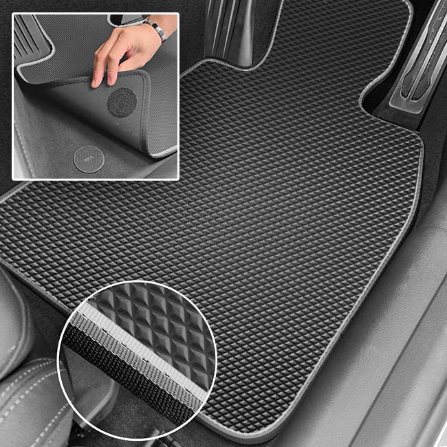 fitted rubber floor mats