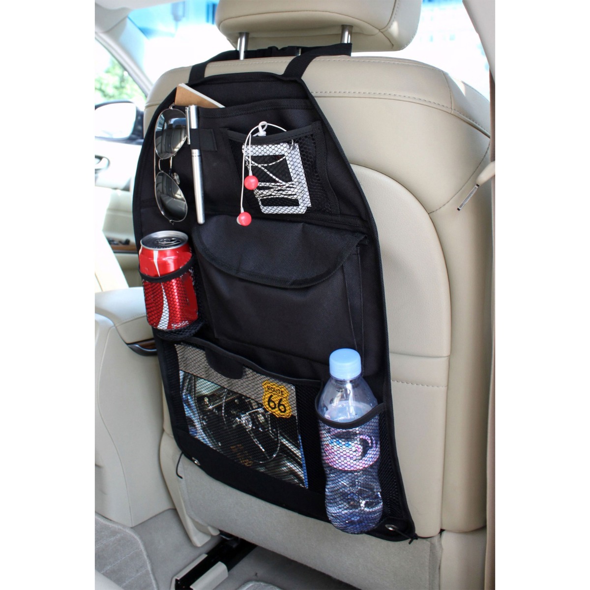 Carmats4u Back Seat Organiser With Storage Pockets