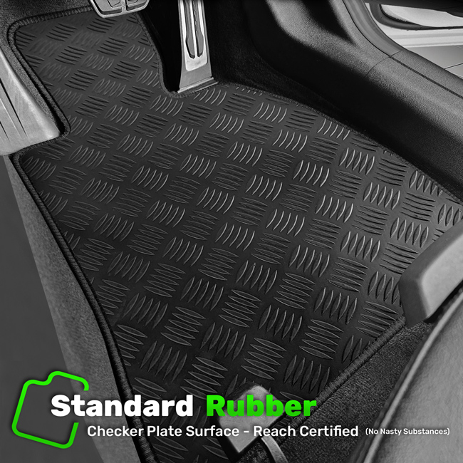 To fit Suzuki Grand Vitara 3 Door (SWB) (2000 - 2005) Rubber Car Mats