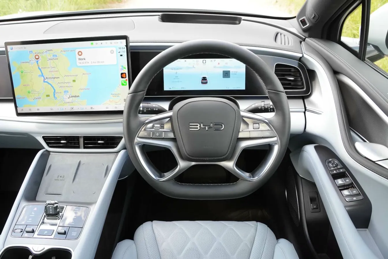 Premium interior of Chinese EV