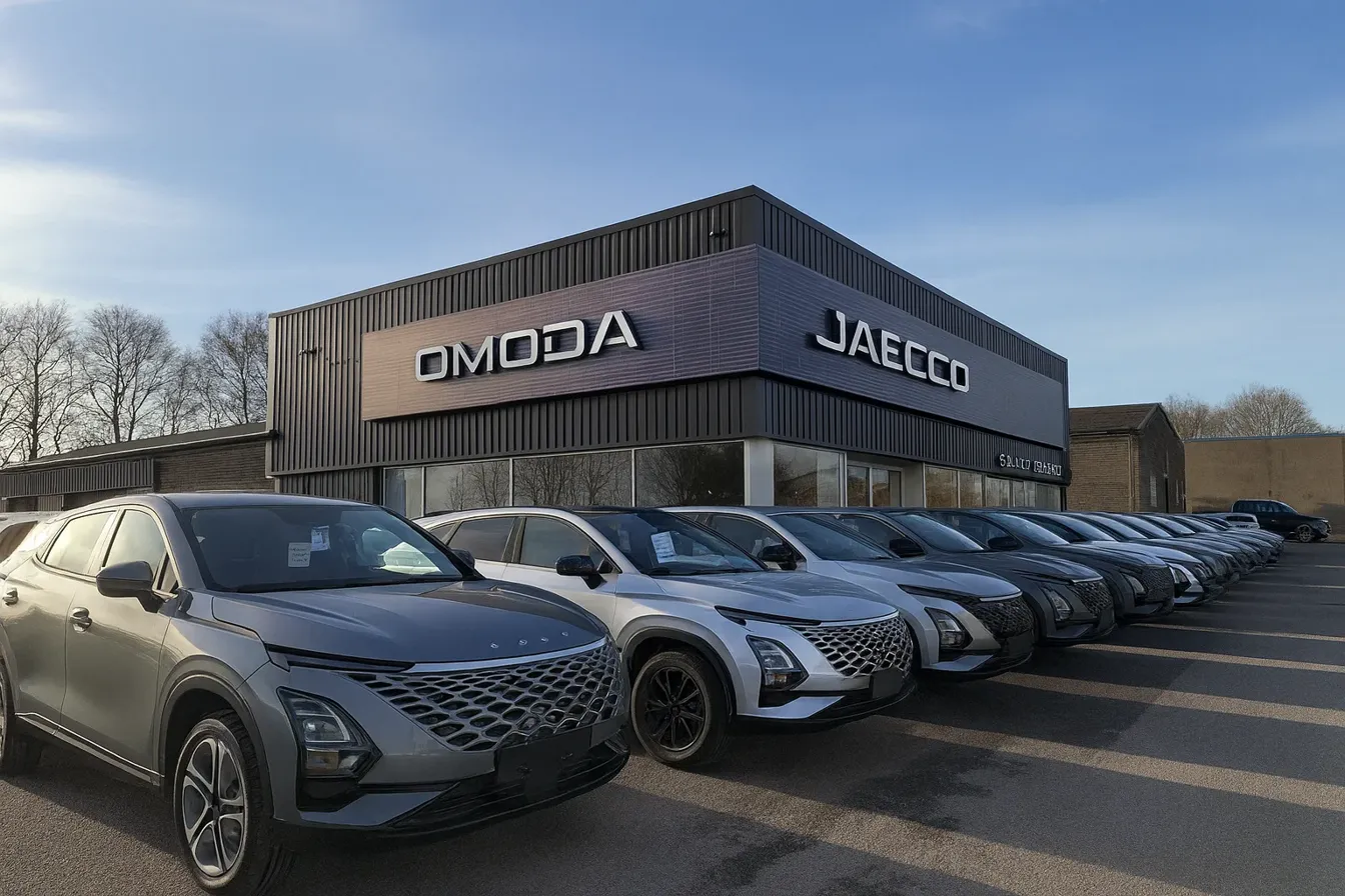 BYD and MG dealerships in the UK
