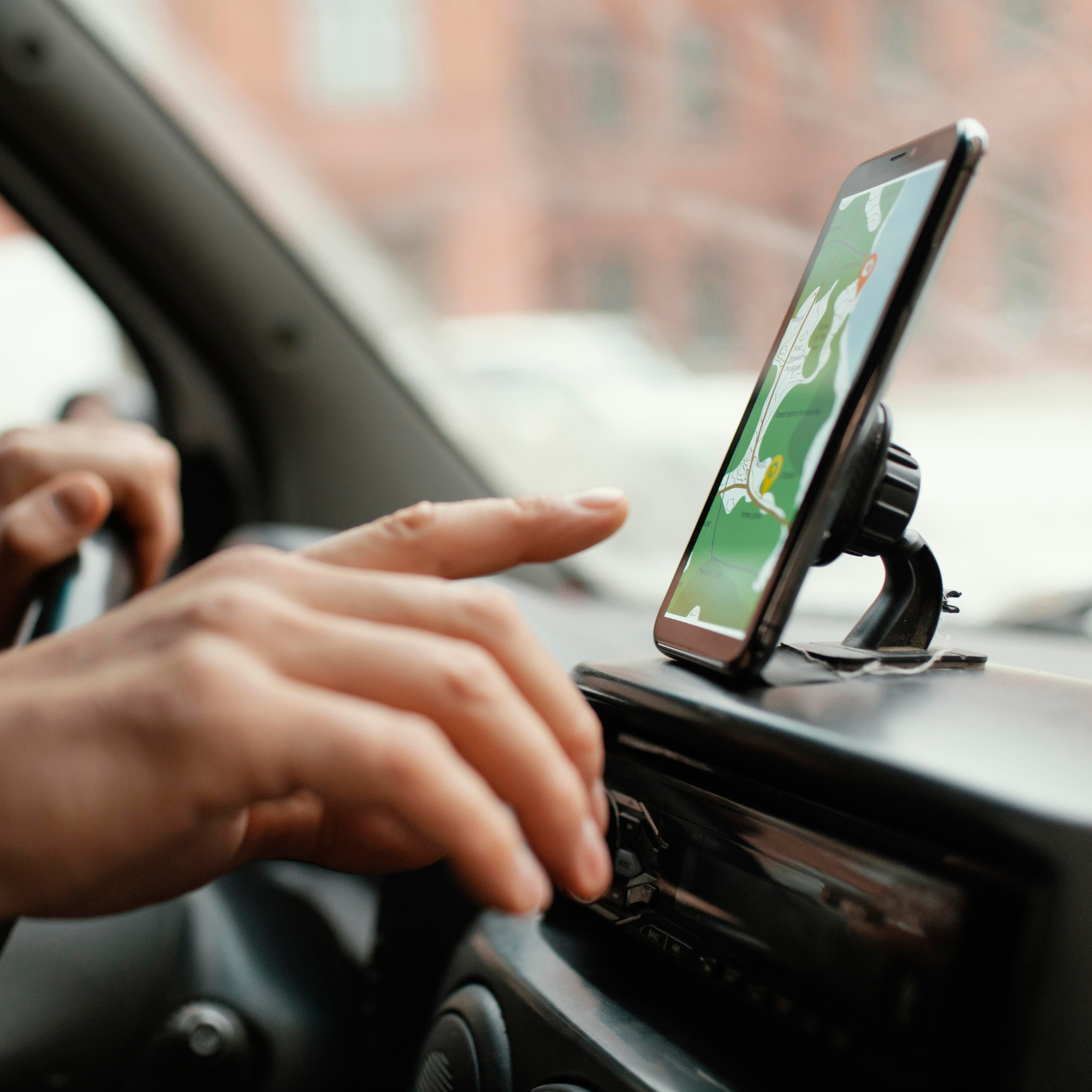 In-car phone holder